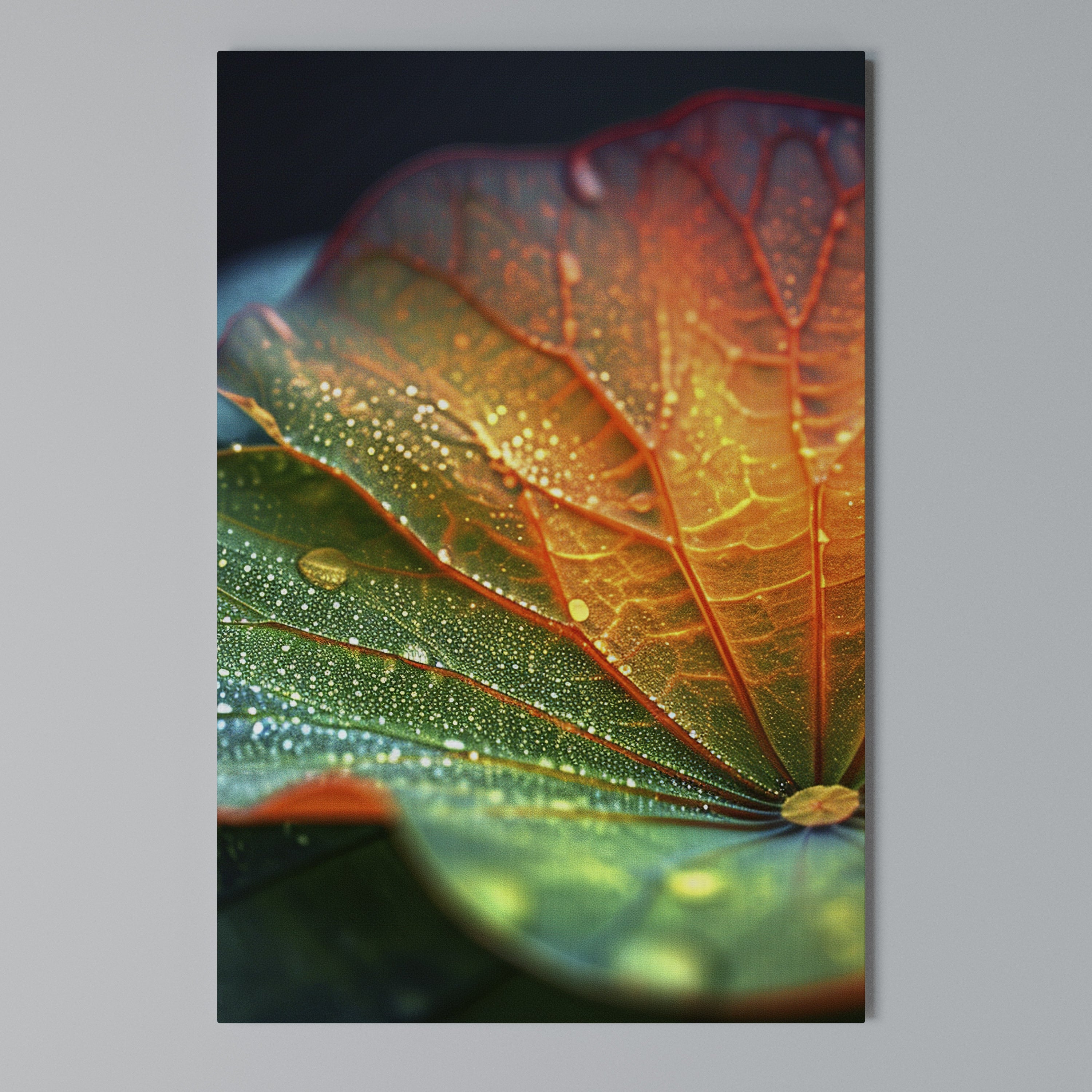 ECHOES OF RAIN Quadro em tela vertical