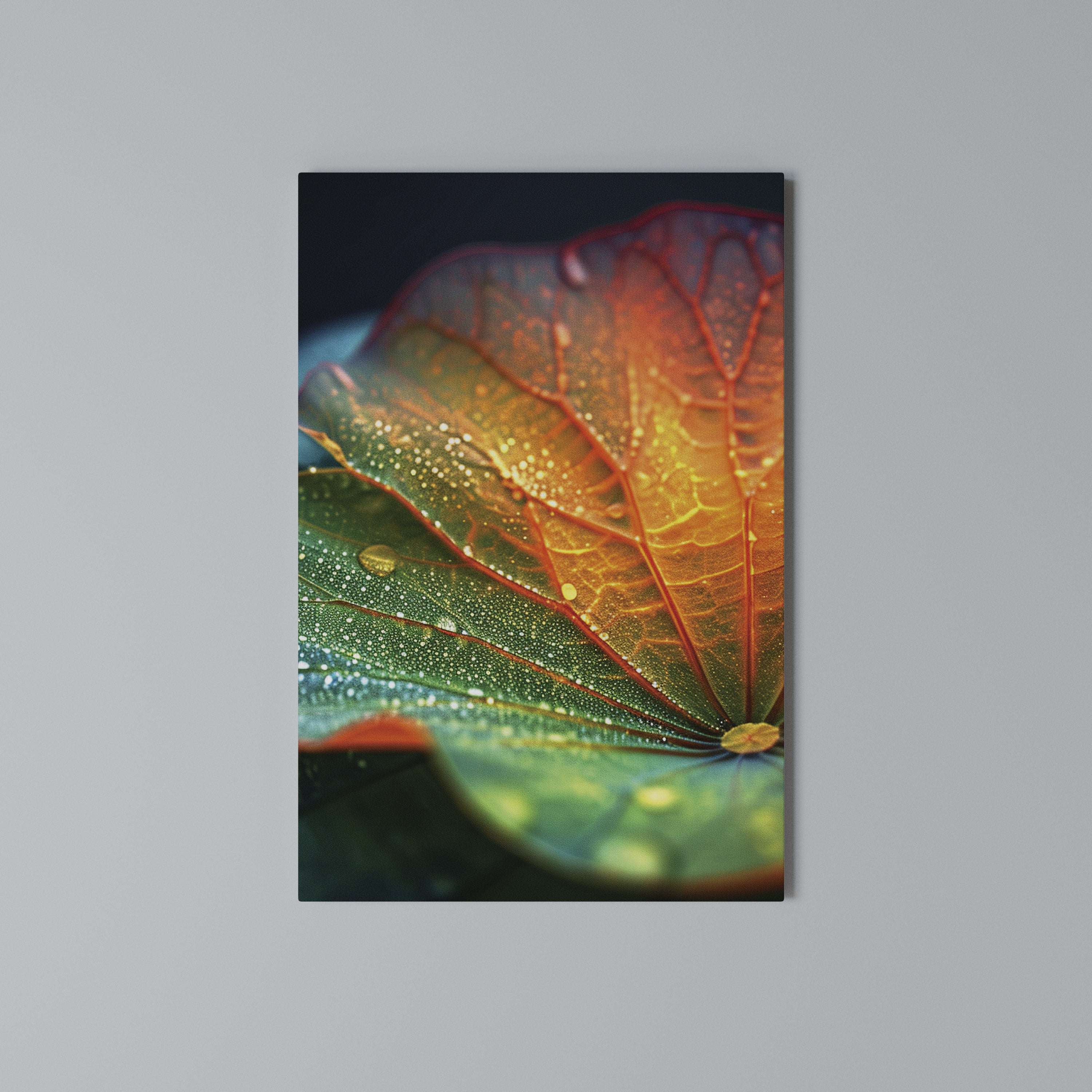 ECHOES OF RAIN Quadro em tela vertical