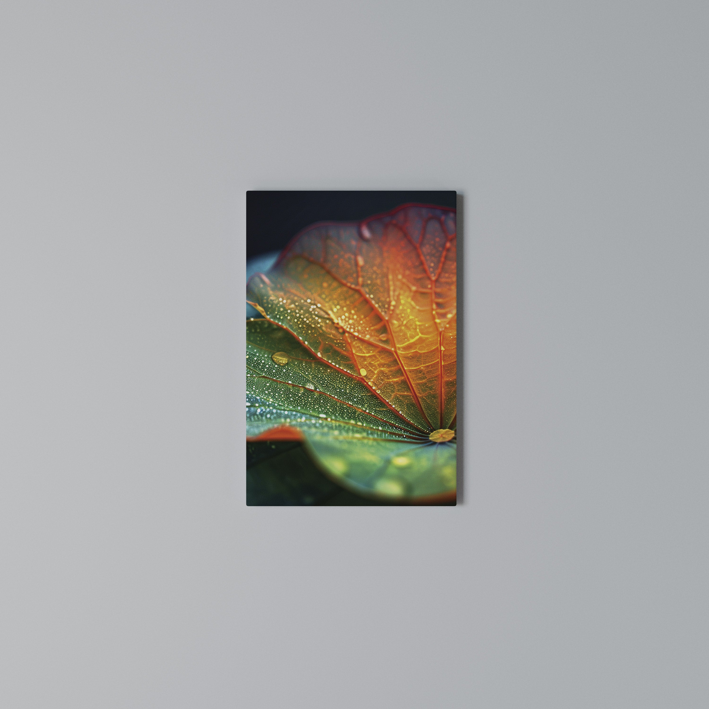 ECHOES OF RAIN Quadro em tela vertical