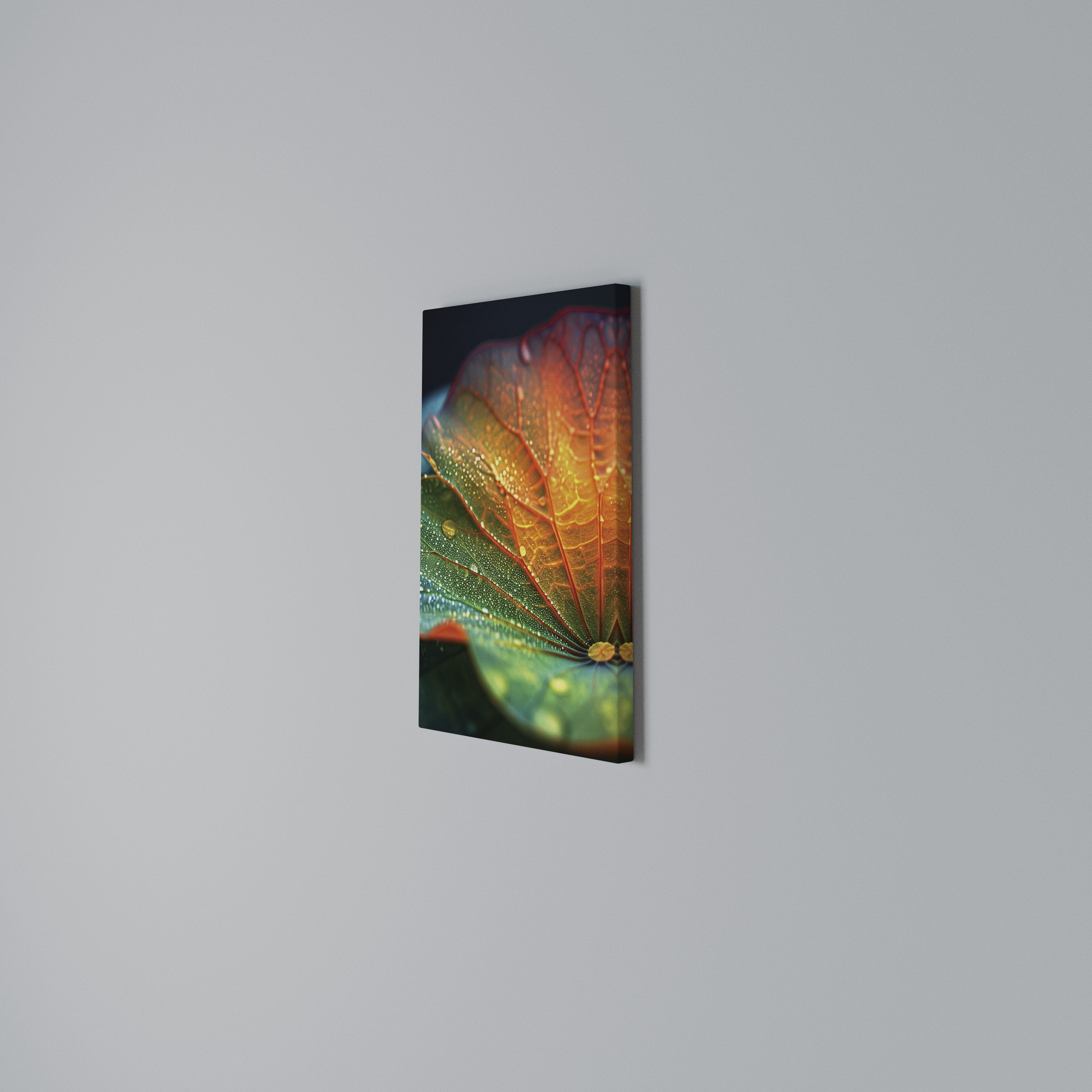ECHOES OF RAIN Quadro em tela vertical
