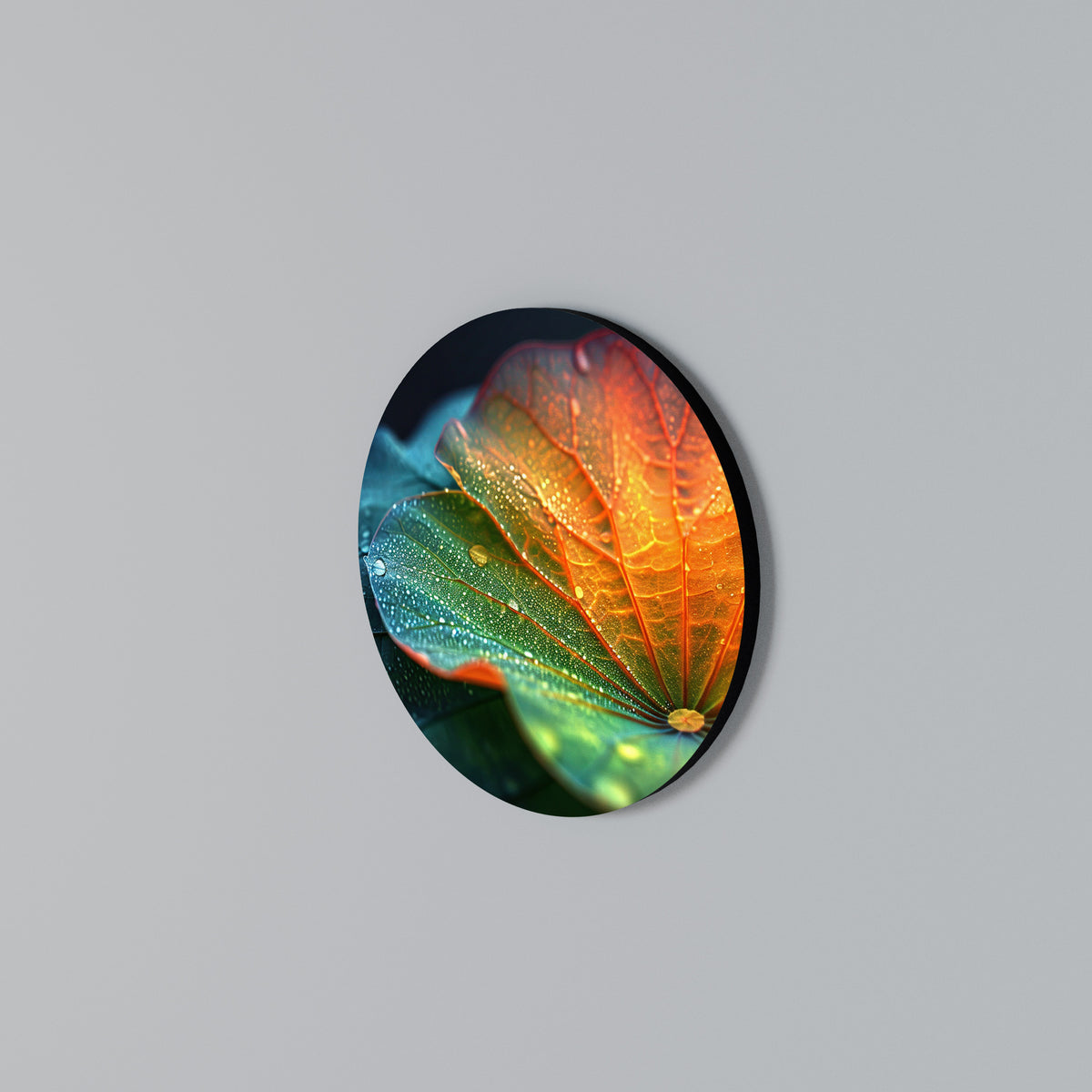 ECHOES OF RAIN Round Wall Art