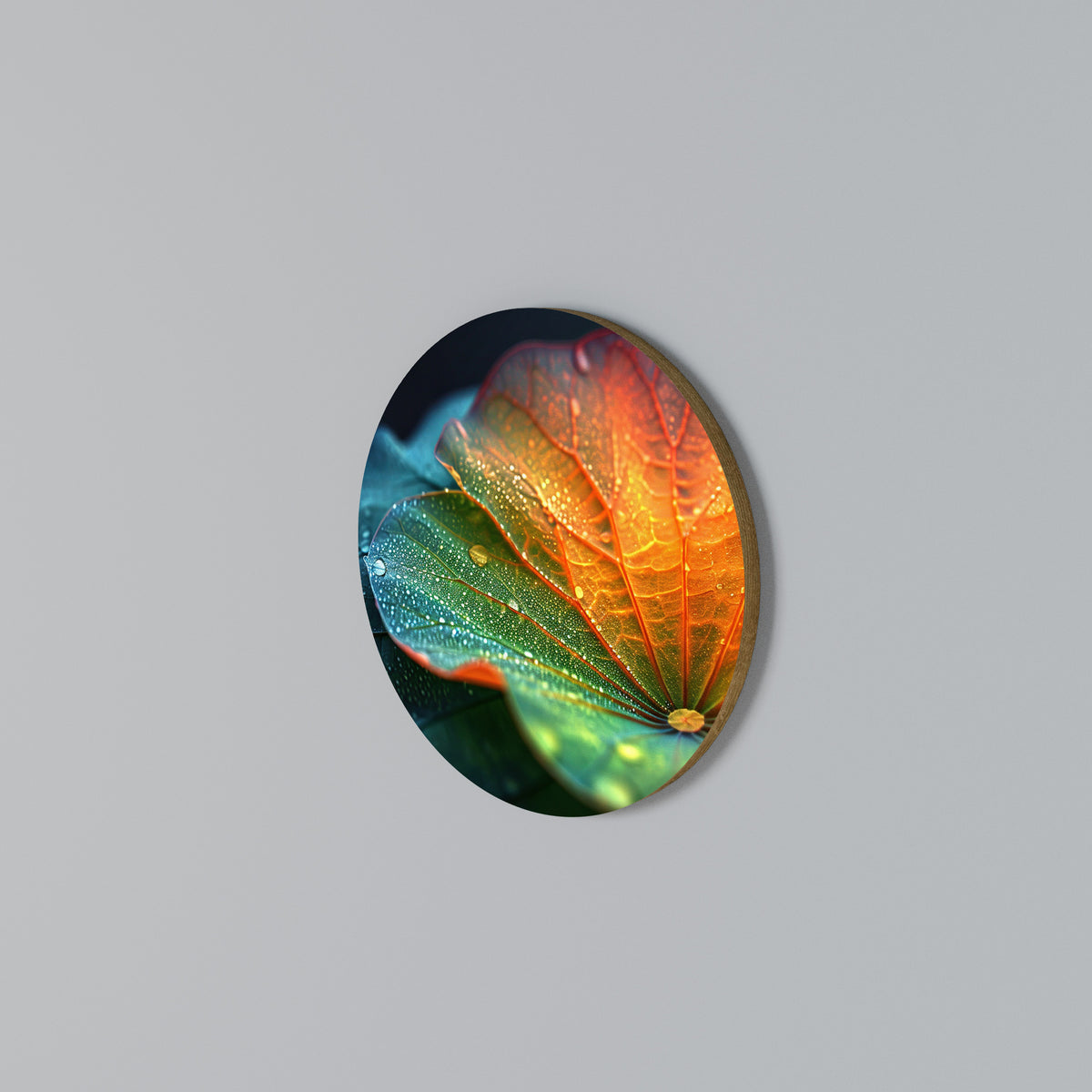 ECHOES OF RAIN Round Wall Art