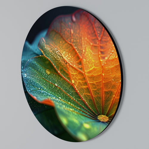 ECHOES OF RAIN Arte de Parede Redonda