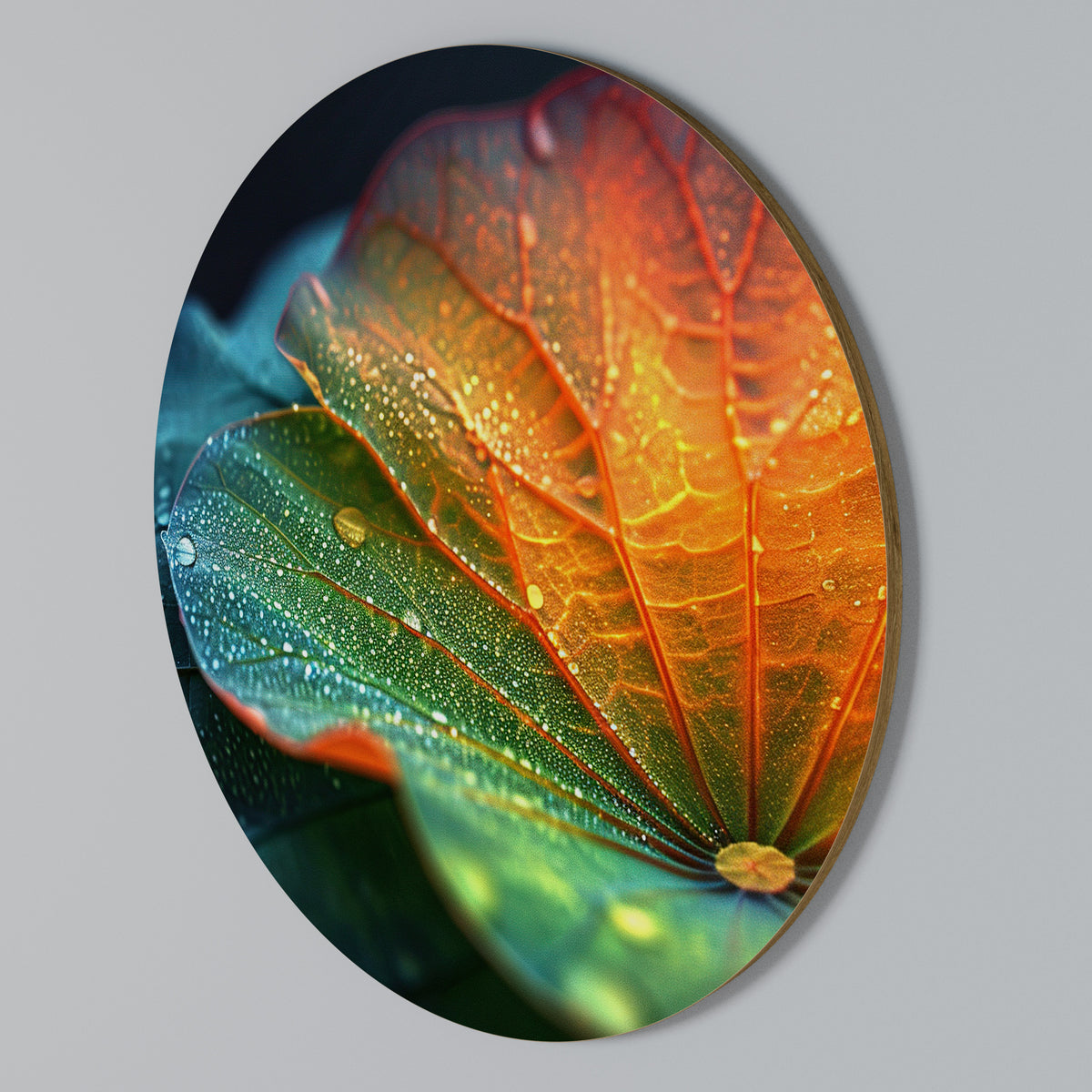 ECHOES OF RAIN Round Wall Art