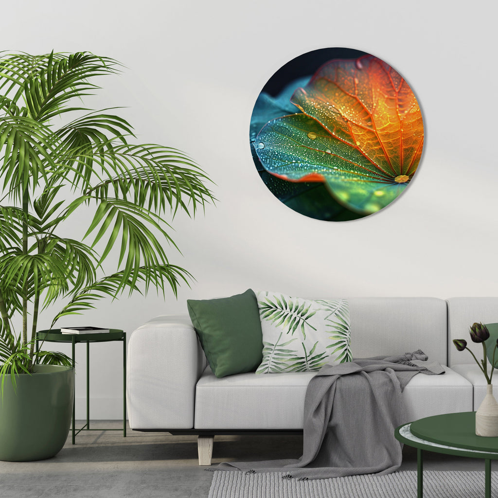 ECHOES OF RAIN Quadro Redondo Decorativo