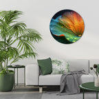 ECHOES OF RAIN Quadro Redondo Decorativo