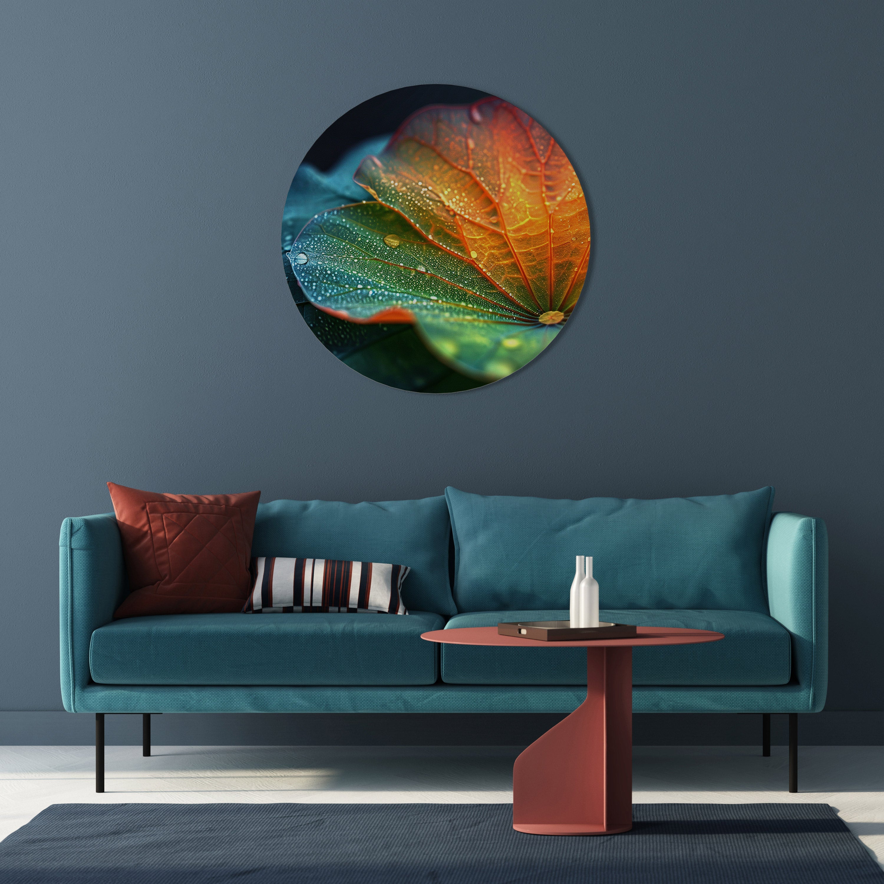 ECHOES OF RAIN Quadro Redondo Decorativo
