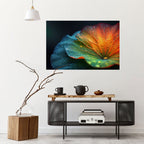 ECHOES OF RAIN Peel and Stick Horizontal Poster