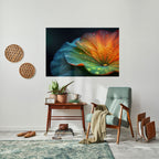 ECHOES OF RAIN Peel and Stick Horizontal Poster