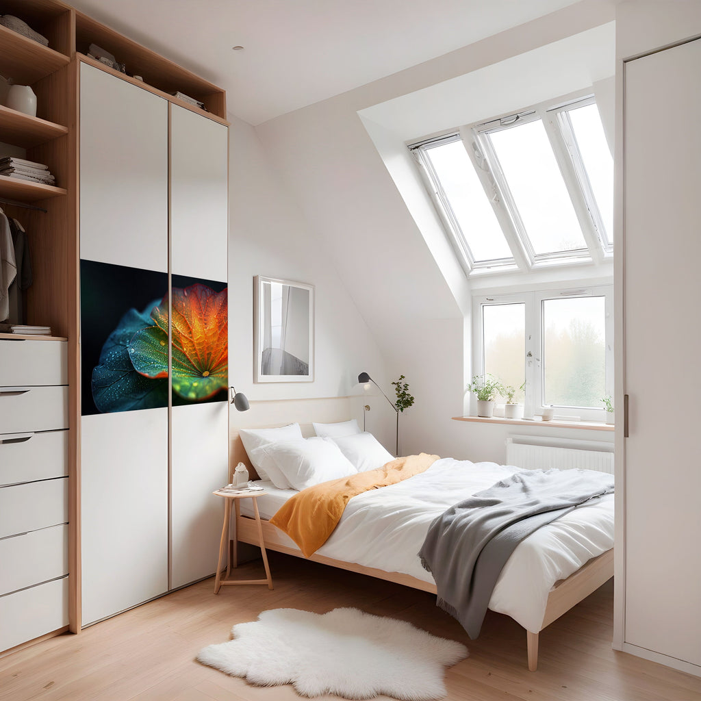 ECHOES OF RAIN Peel and Stick Horizontal Poster