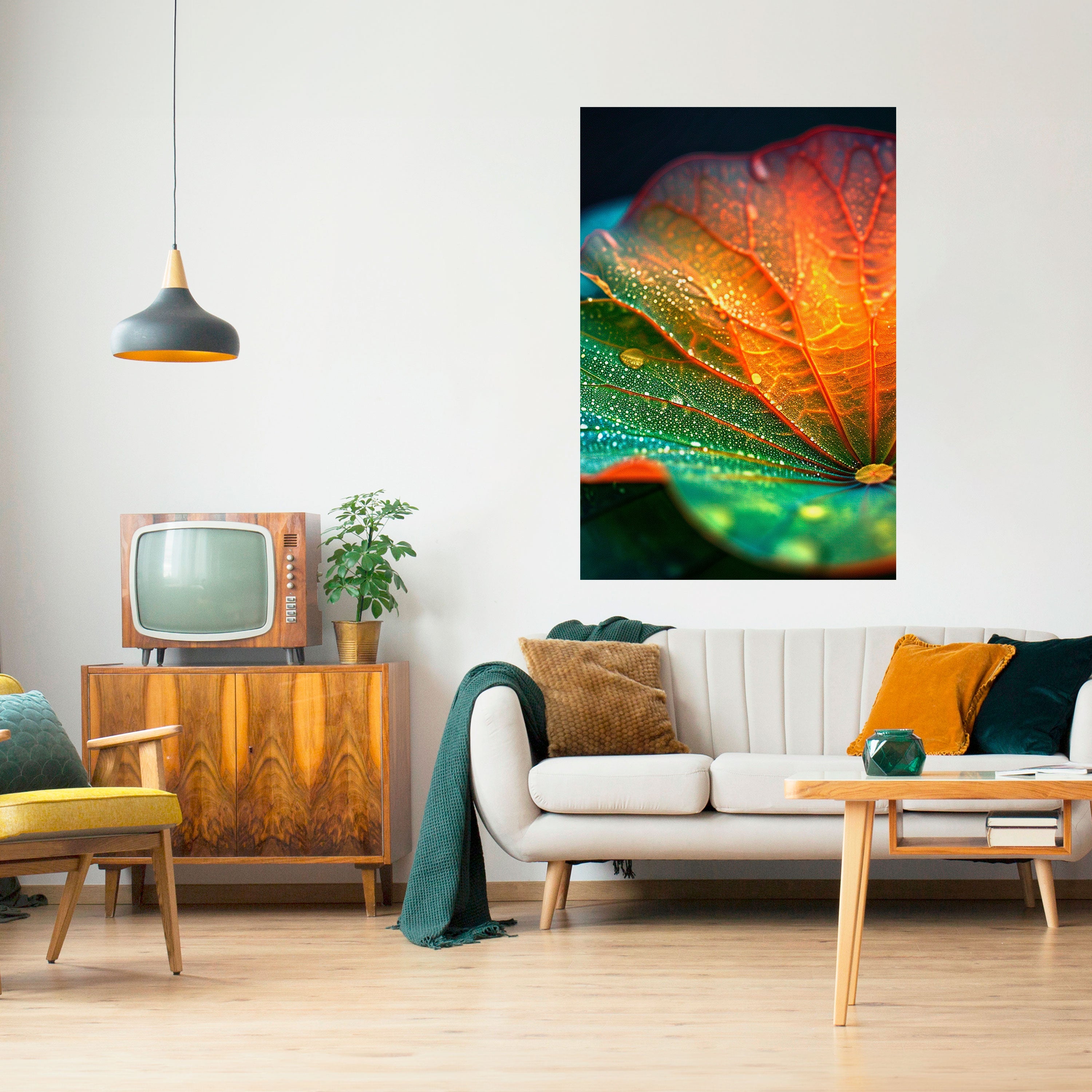 ECHOES OF RAIN Poster Vertical Autocolante