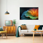 ECHOES OF RAIN Peel and Stick Horizontal Poster