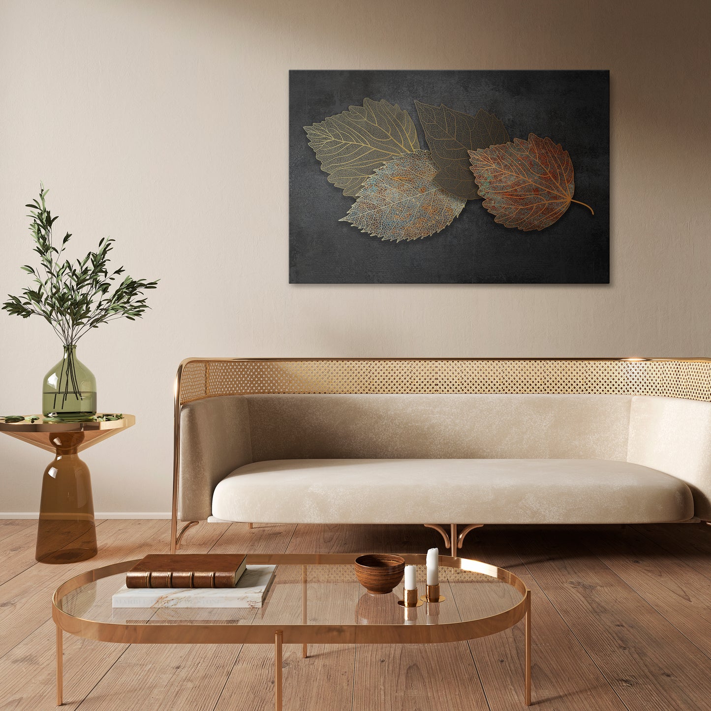 FOLIAGE IN FOCUS Horizontal Canvas Print
