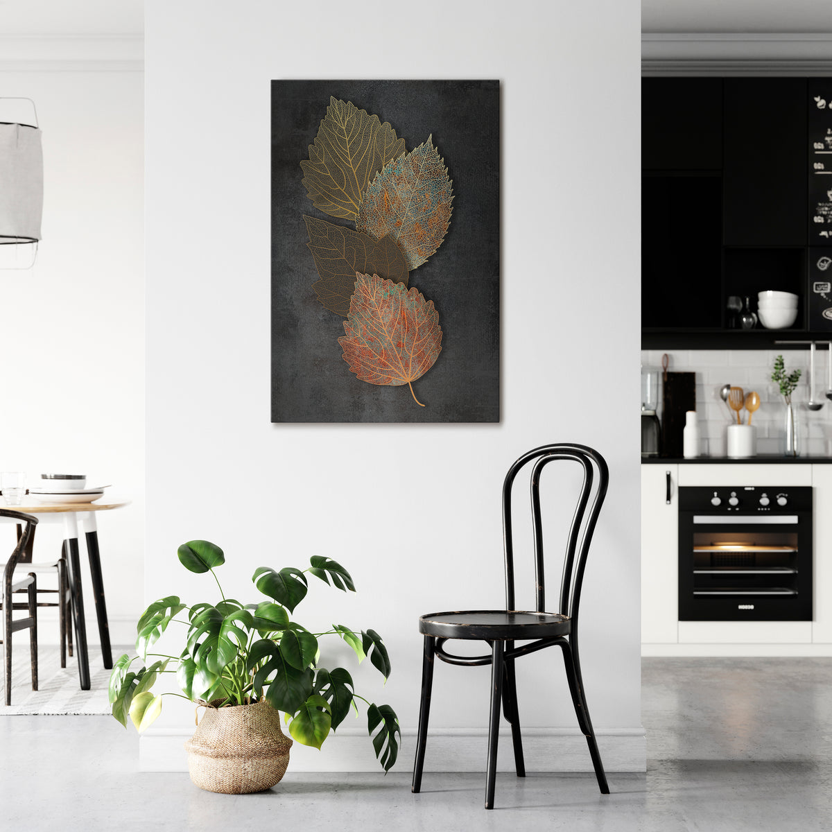 FOLIAGE IN FOCUS Quadro em tela vertical
