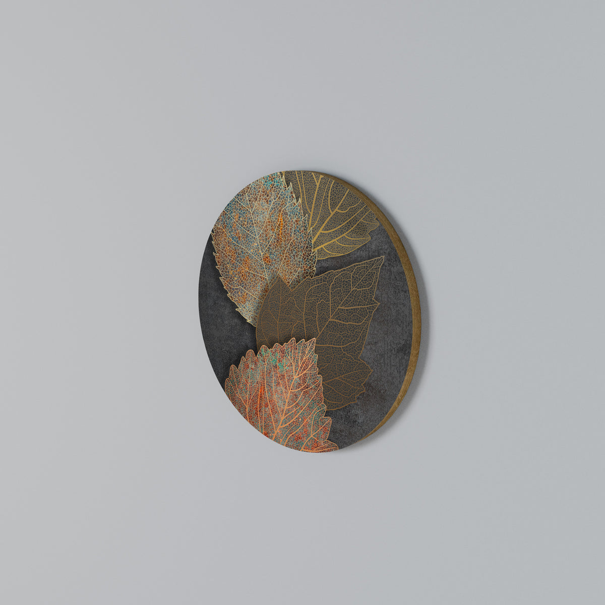 FOLIAGE IN FOCUS Round Wall Art