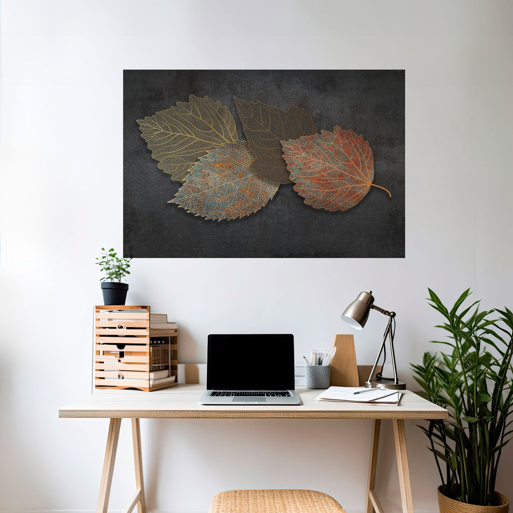 FOLIAGE IN FOCUS Peel and Stick Horizontal Poster