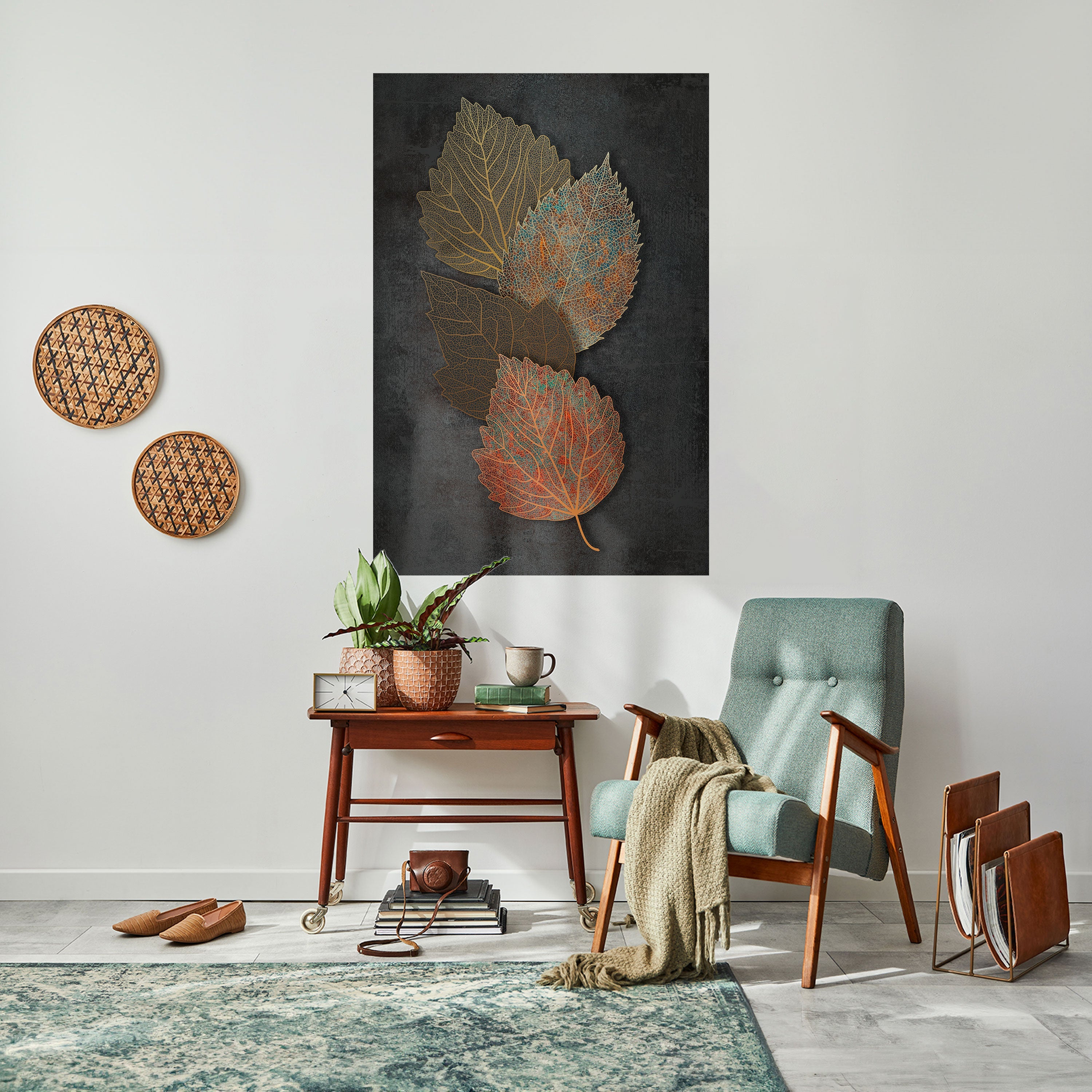 FOLIAGE IN FOCUS Poster Vertical Autocolante