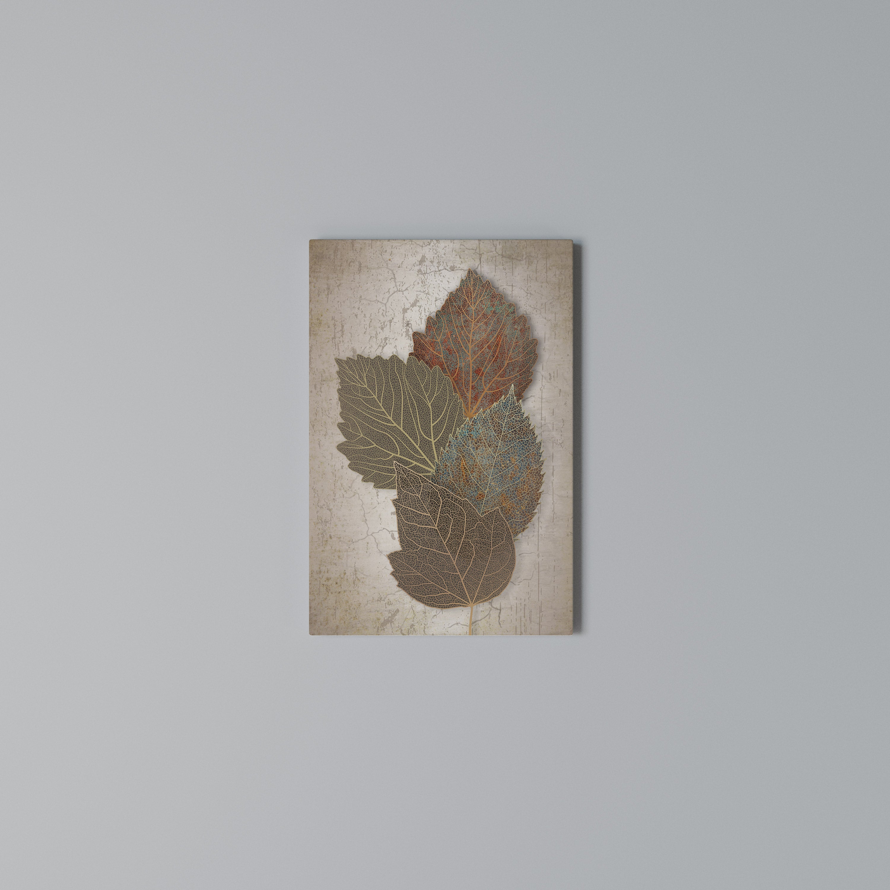 LEAVES OF TIME Vertical Canvas Print