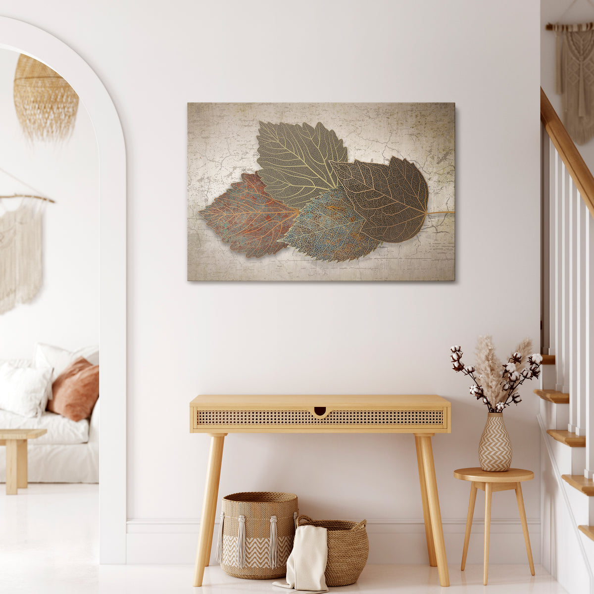 LEAVES OF TIME Horizontal Canvas Print
