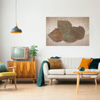 LEAVES OF TIME Peel and Stick Horizontal Poster