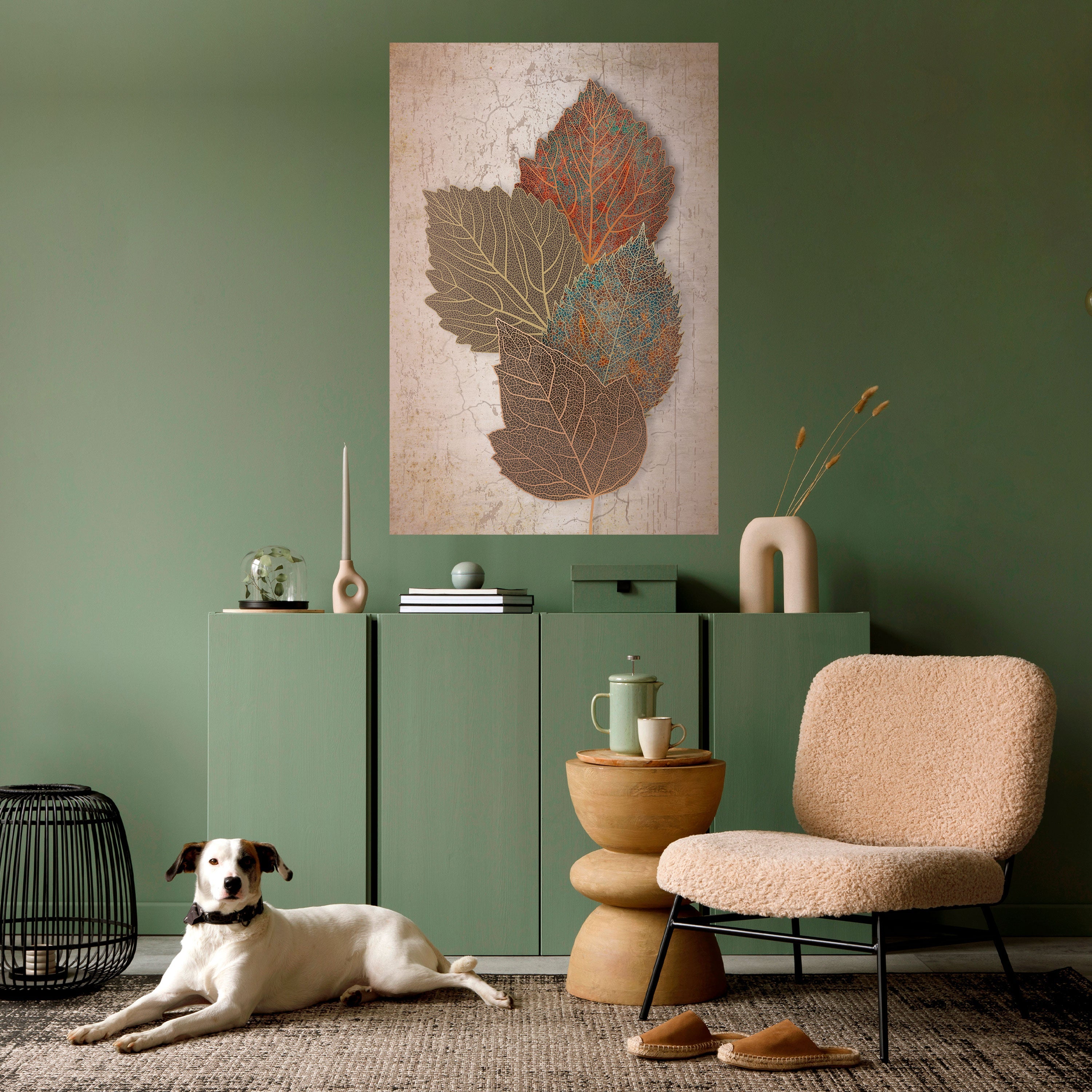 LEAVES OF TIME Poster Vertical Autocolante