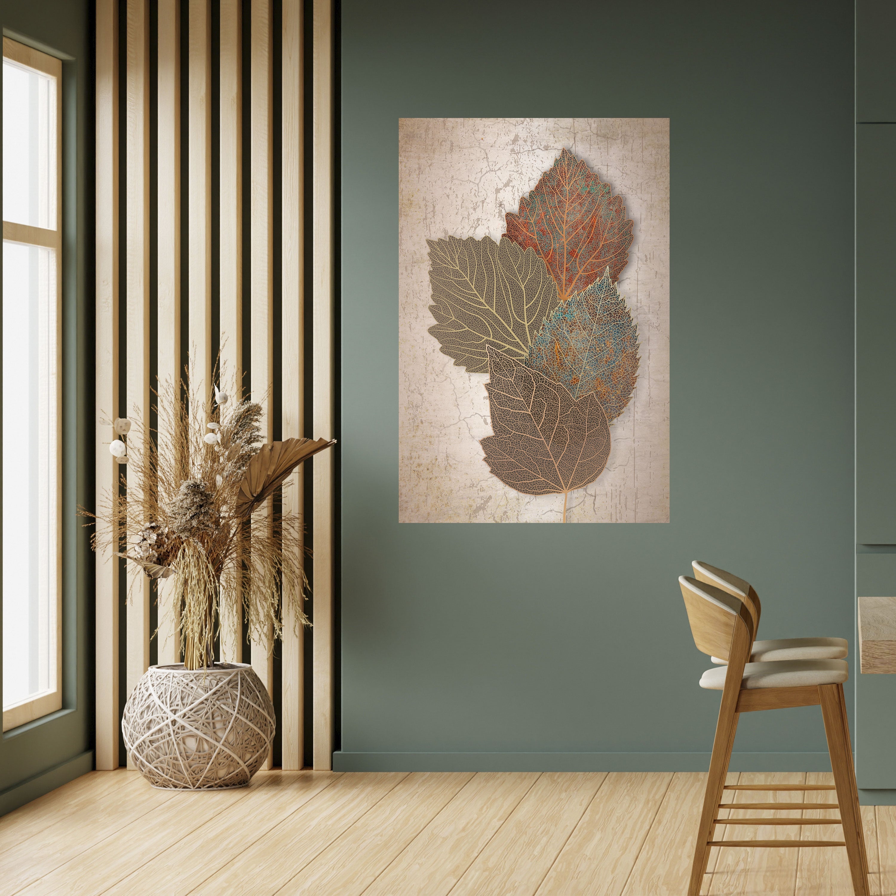 LEAVES OF TIME Poster Vertical Autocolante