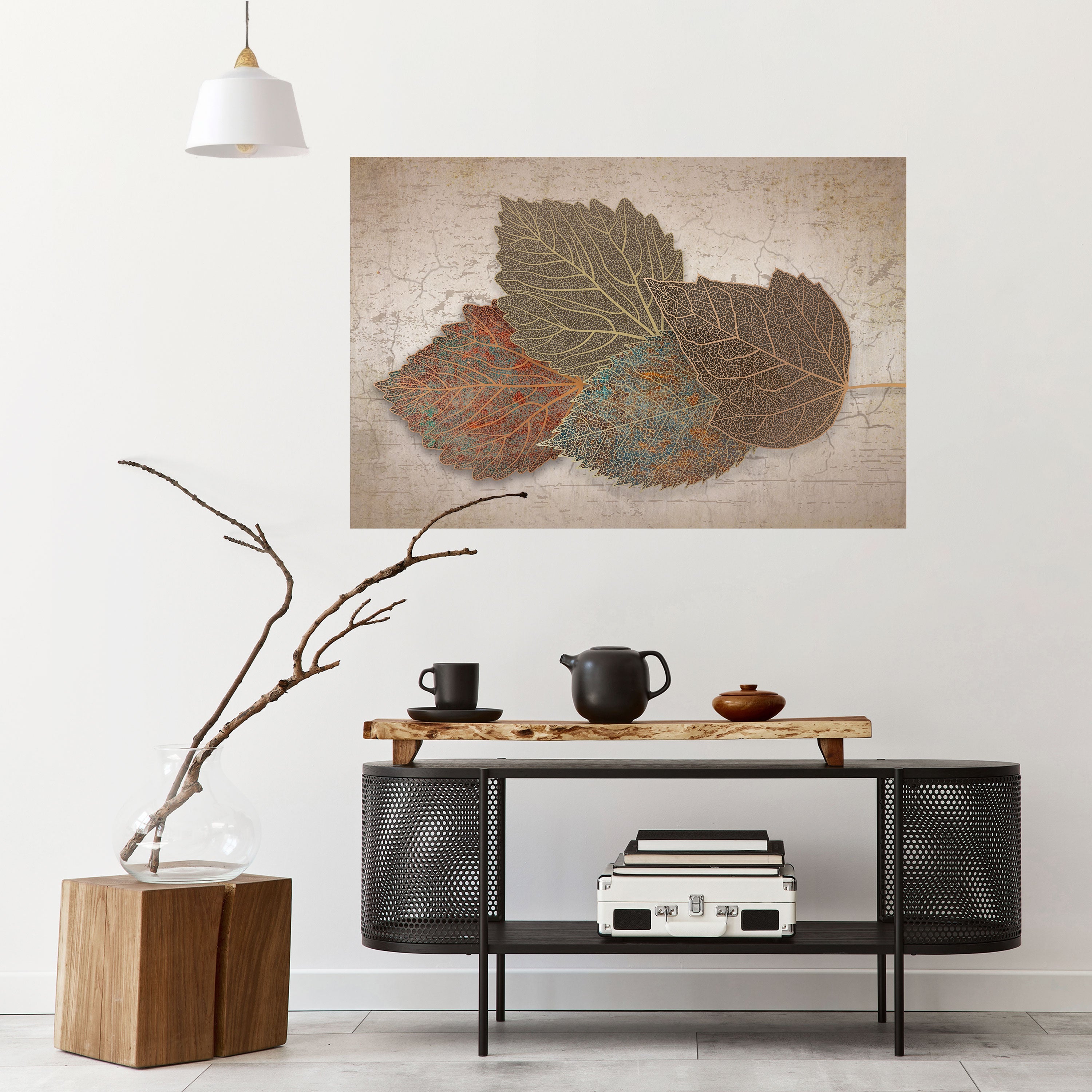 LEAVES OF TIME Peel and Stick Horizontal Poster