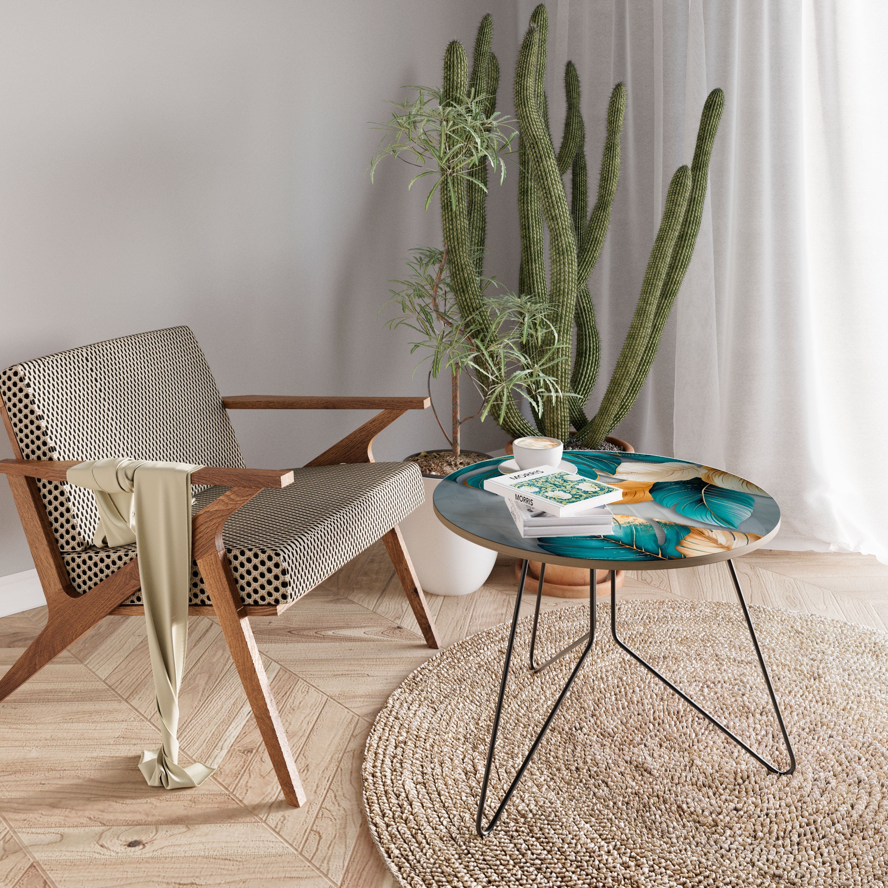 ELEGANCE IN LEAVES Mesa de Centro 69