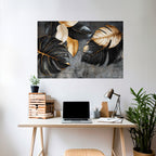 NATURE'S DARK EMBRACE Peel and Stick Horizontal Poster