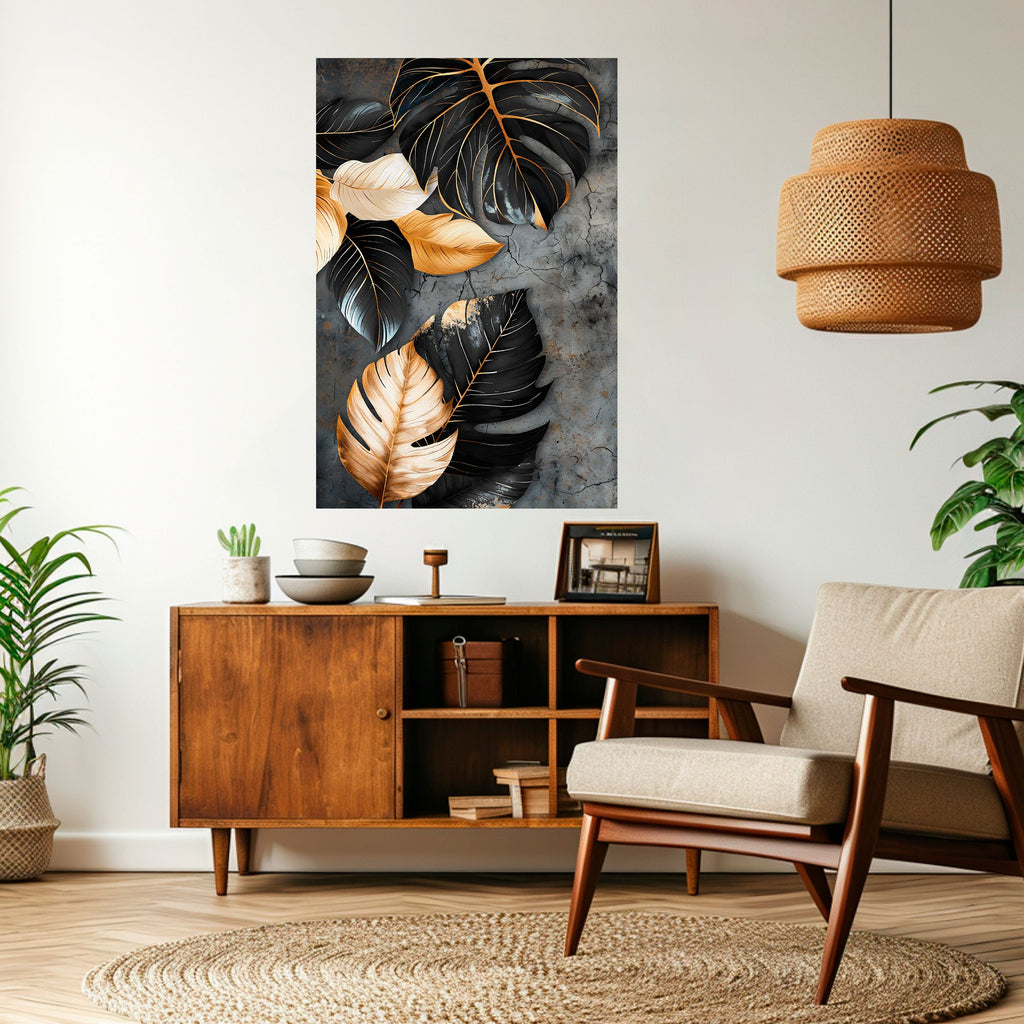 NATURE'S DARK EMBRACE Poster Vertical Autocolante