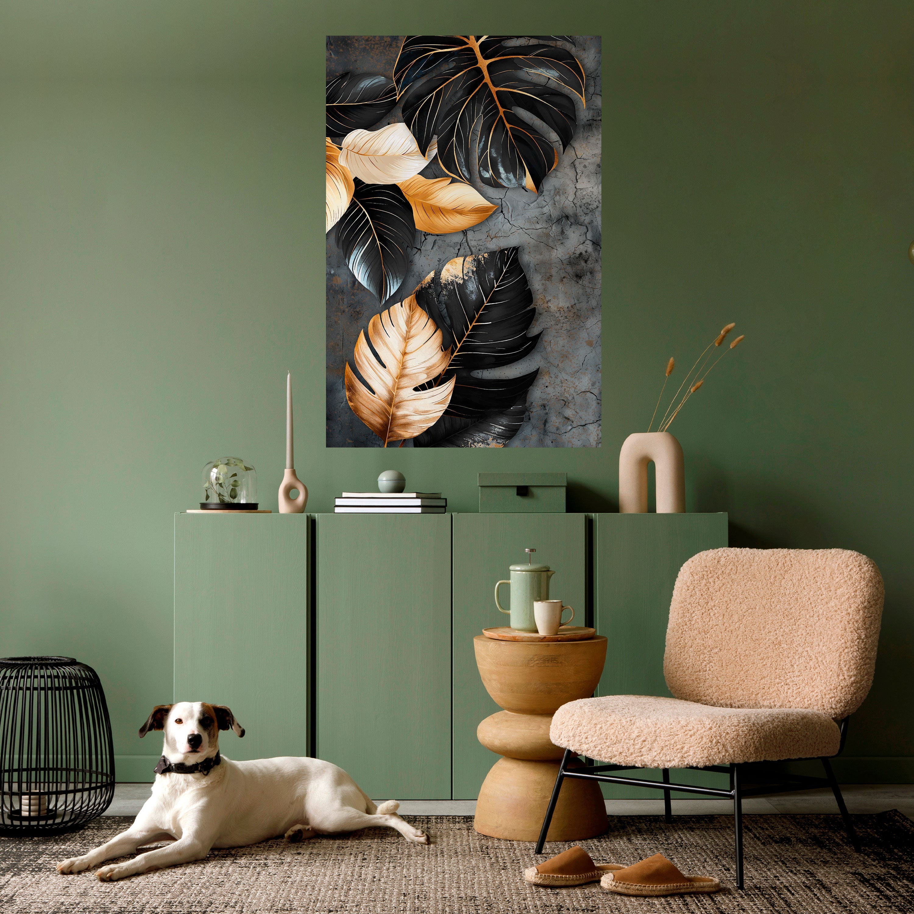 NATURE'S DARK EMBRACE Poster Vertical Autocolante