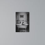 COW IN RELAXATION Quadro em tela vertical