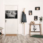 COW IN RELAXATION Peel and Stick Horizontal Poster