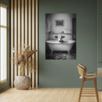 COW IN RELAXATION Poster Vertical Autocolante