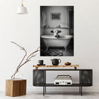 COW IN RELAXATION Poster Vertical Autocolante