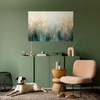 GLEAMING ASPECTS OF FALL Peel and Stick Horizontal Poster