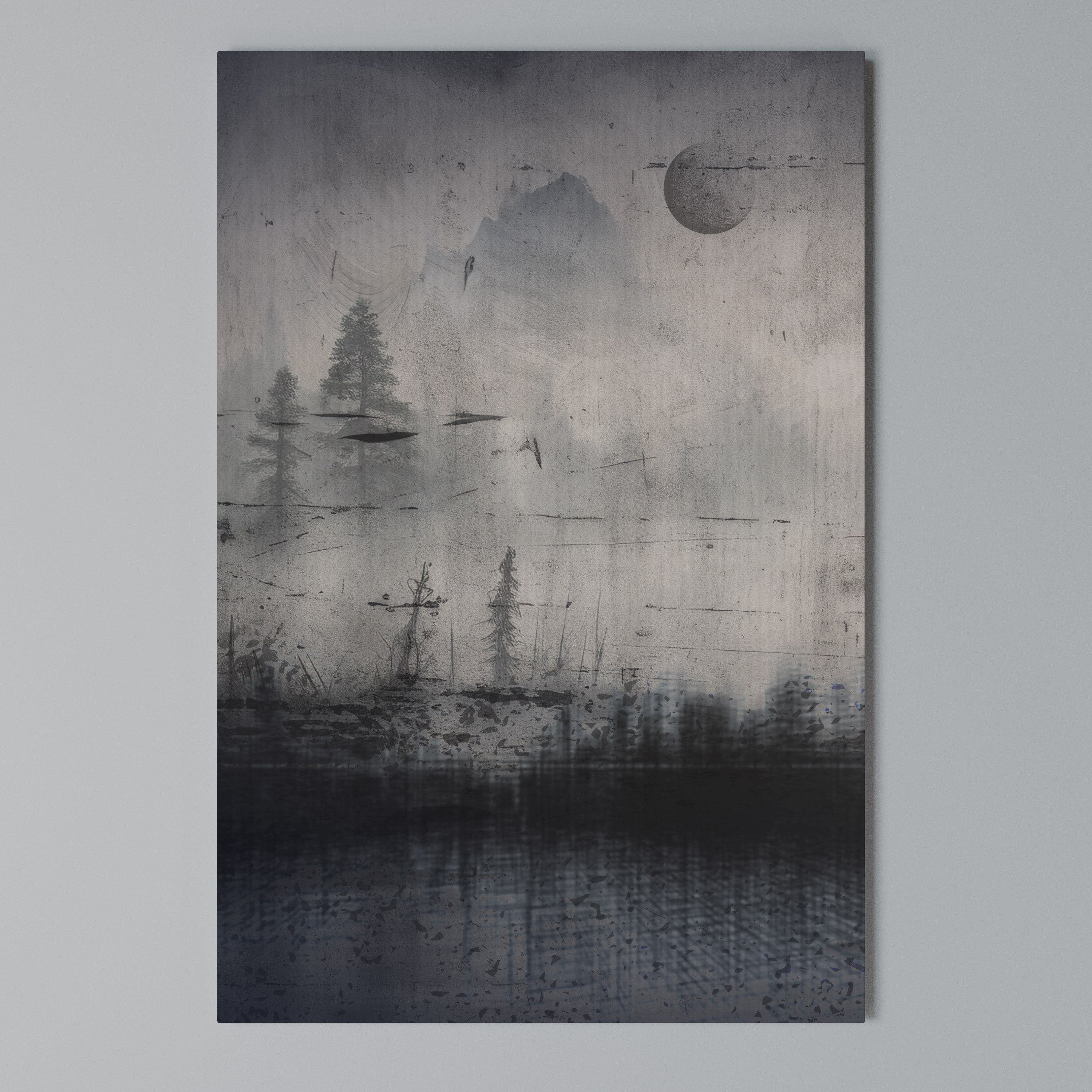 ECLIPSE OF SERENITY Quadro em tela vertical