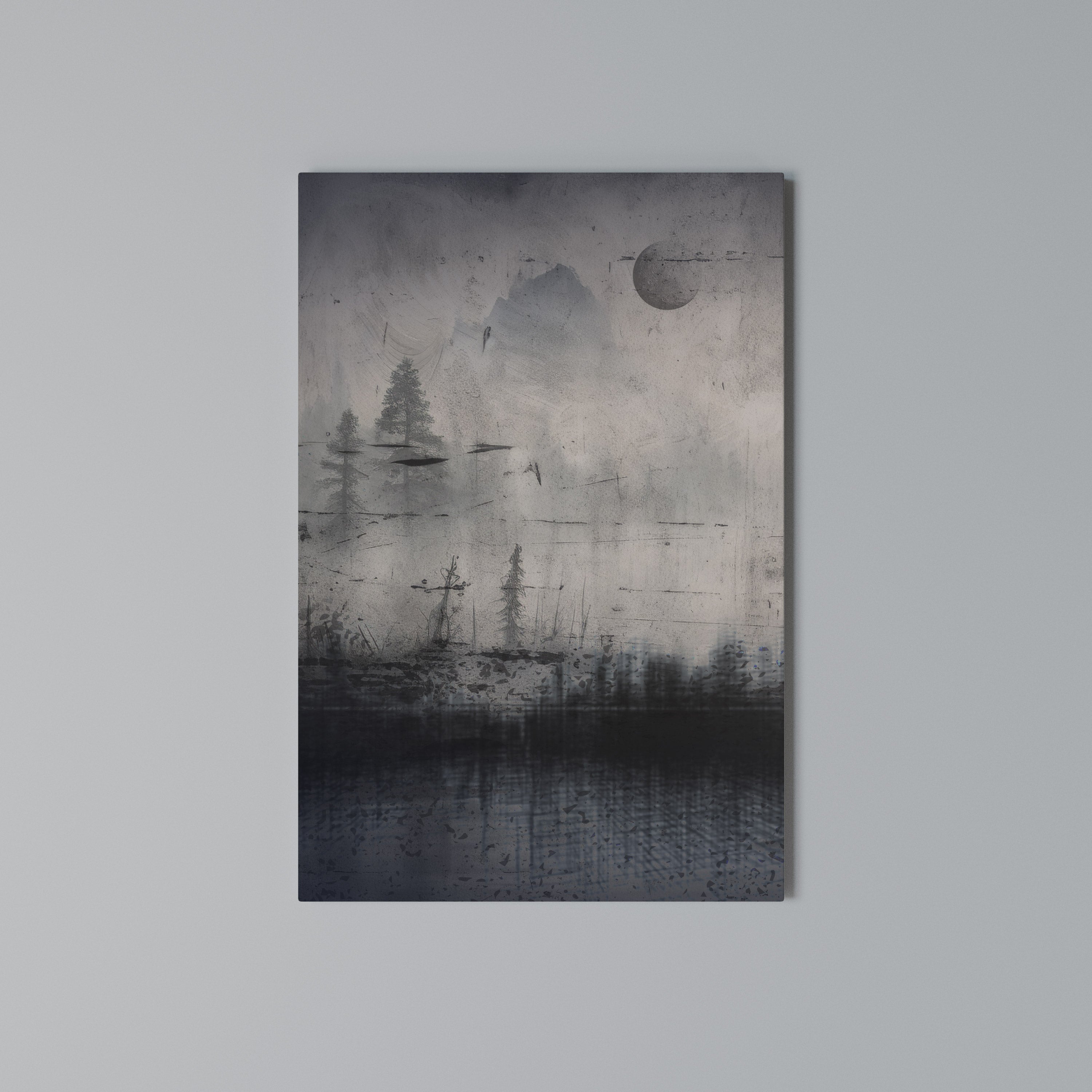 ECLIPSE OF SERENITY Quadro em tela vertical