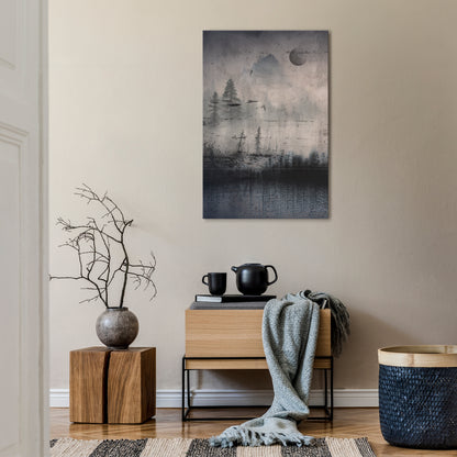 ECLIPSE OF SERENITY Vertical Canvas Print
