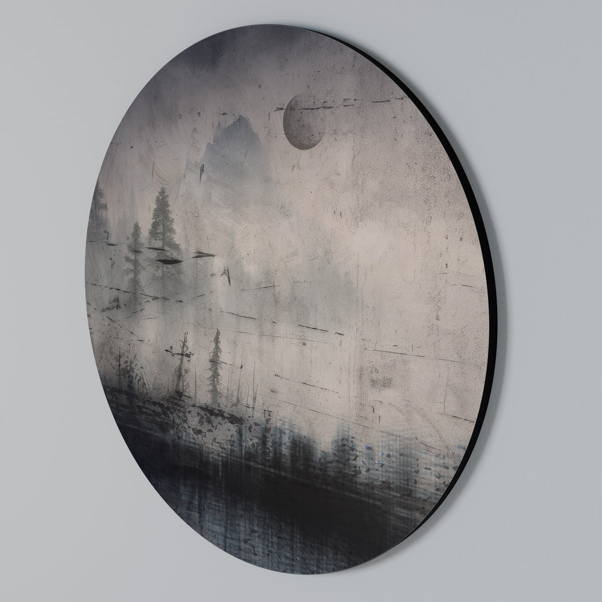 ECLIPSE OF SERENITY Arte de Parede Redonda