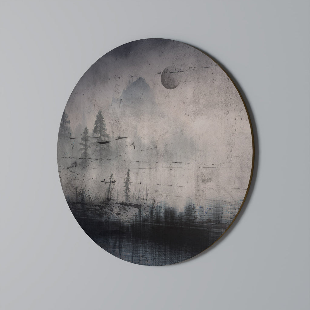 ECLIPSE OF SERENITY Quadro Redondo Decorativo