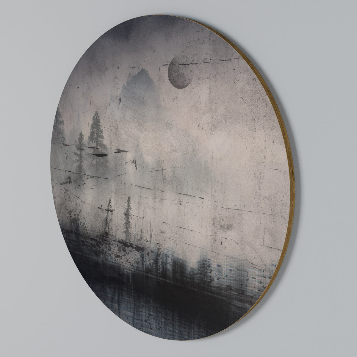 ECLIPSE OF SERENITY Arte de Parede Redonda
