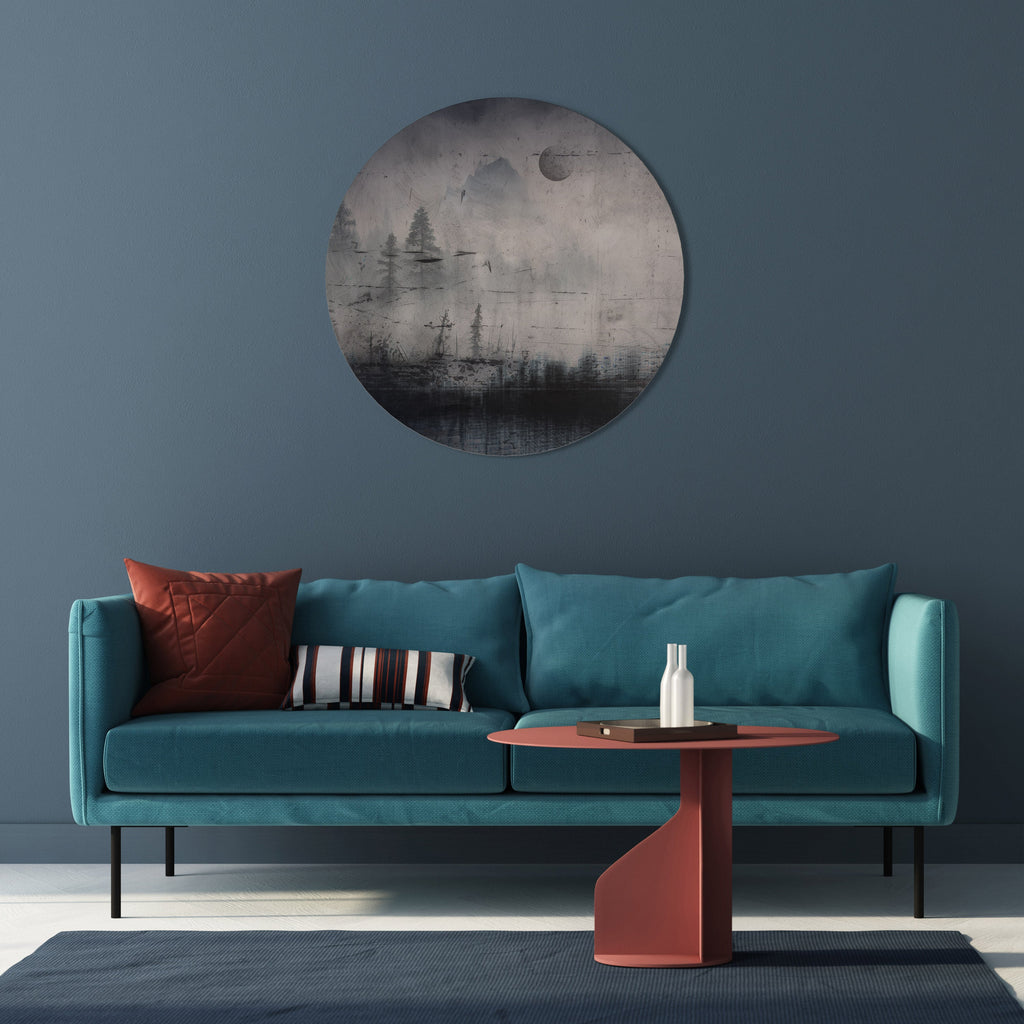 ECLIPSE OF SERENITY Quadro Redondo Decorativo