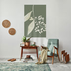 SERENE LEAFY FANTASIES Poster Vertical Autocolante