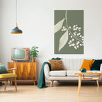 SERENE LEAFY FANTASIES Poster Vertical Autocolante