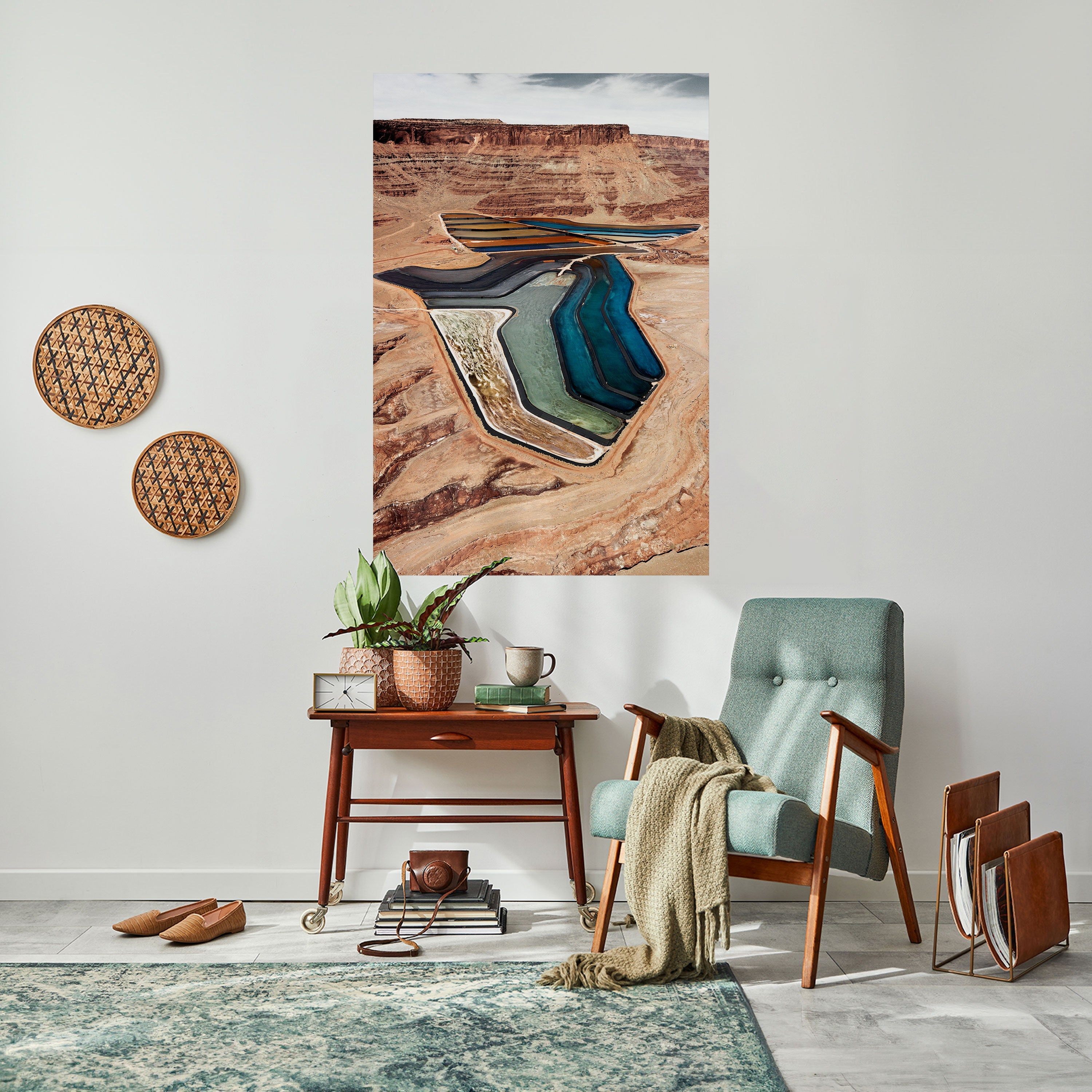 HARMONY IN LAYERS Poster Vertical Autocolante