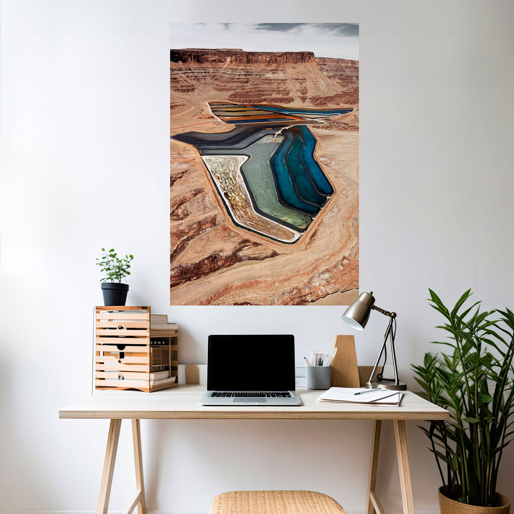 HARMONY IN LAYERS Poster Vertical Autocolante