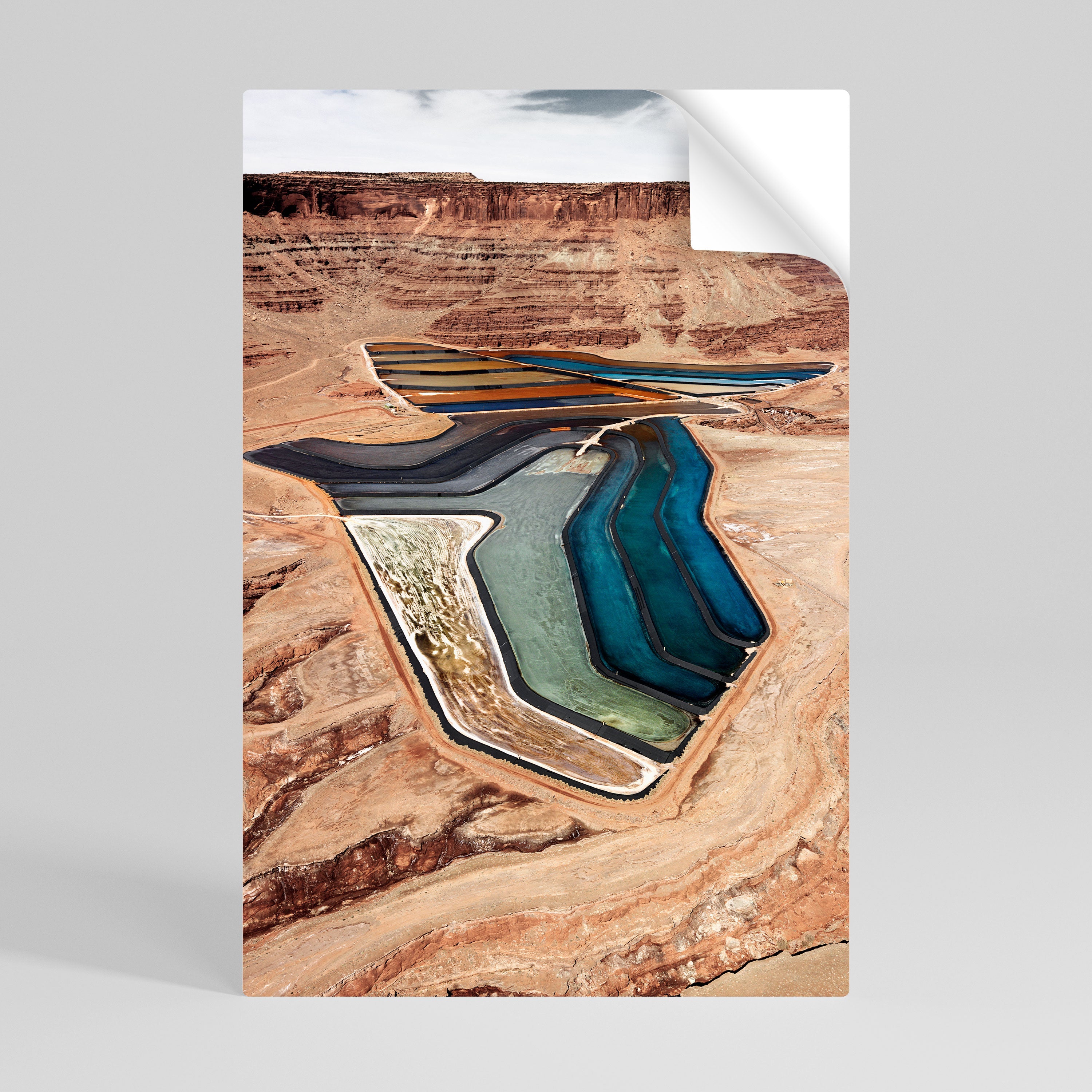 HARMONY IN LAYERS Poster Vertical Autocolante