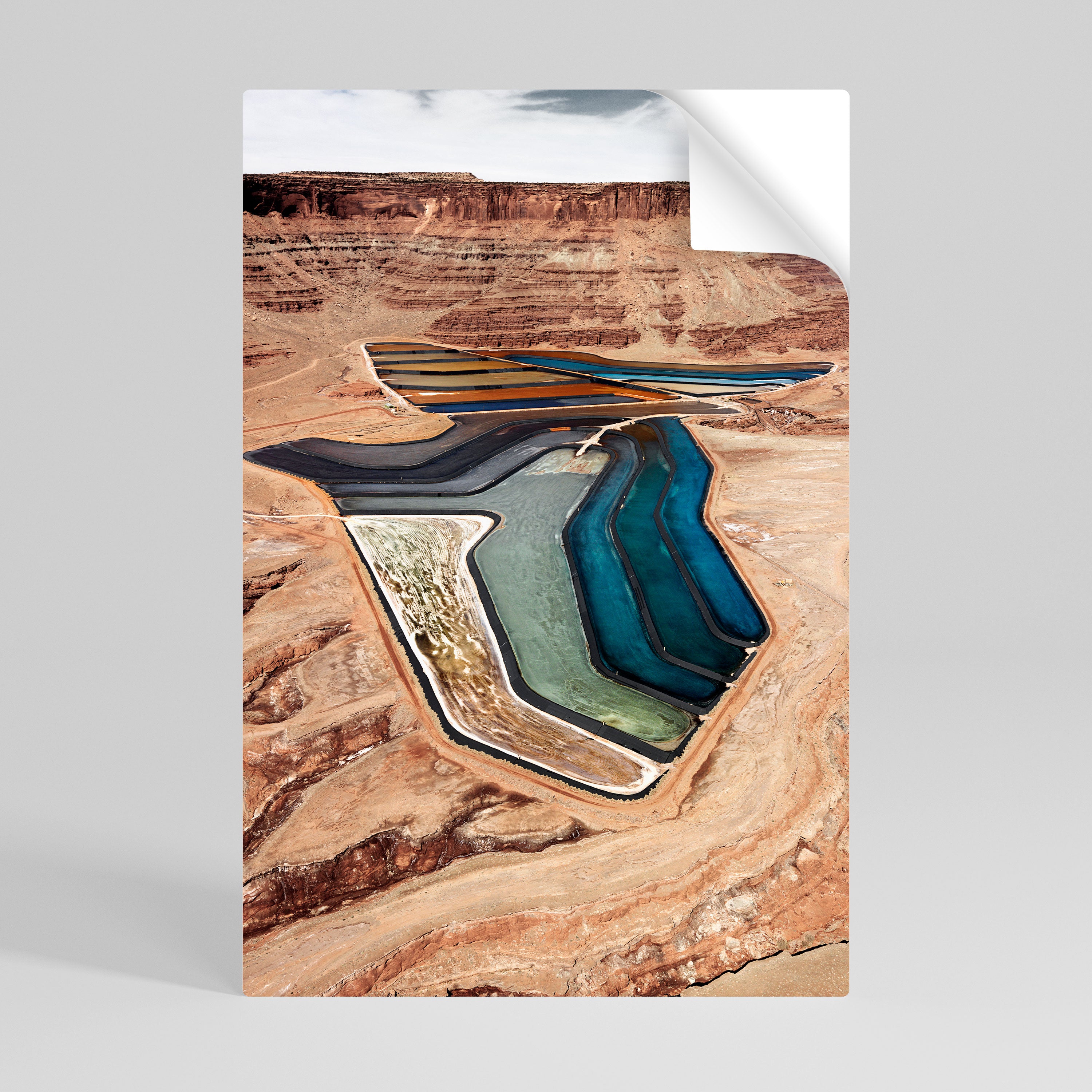 HARMONY IN LAYERS Póster Autocolante Vertical