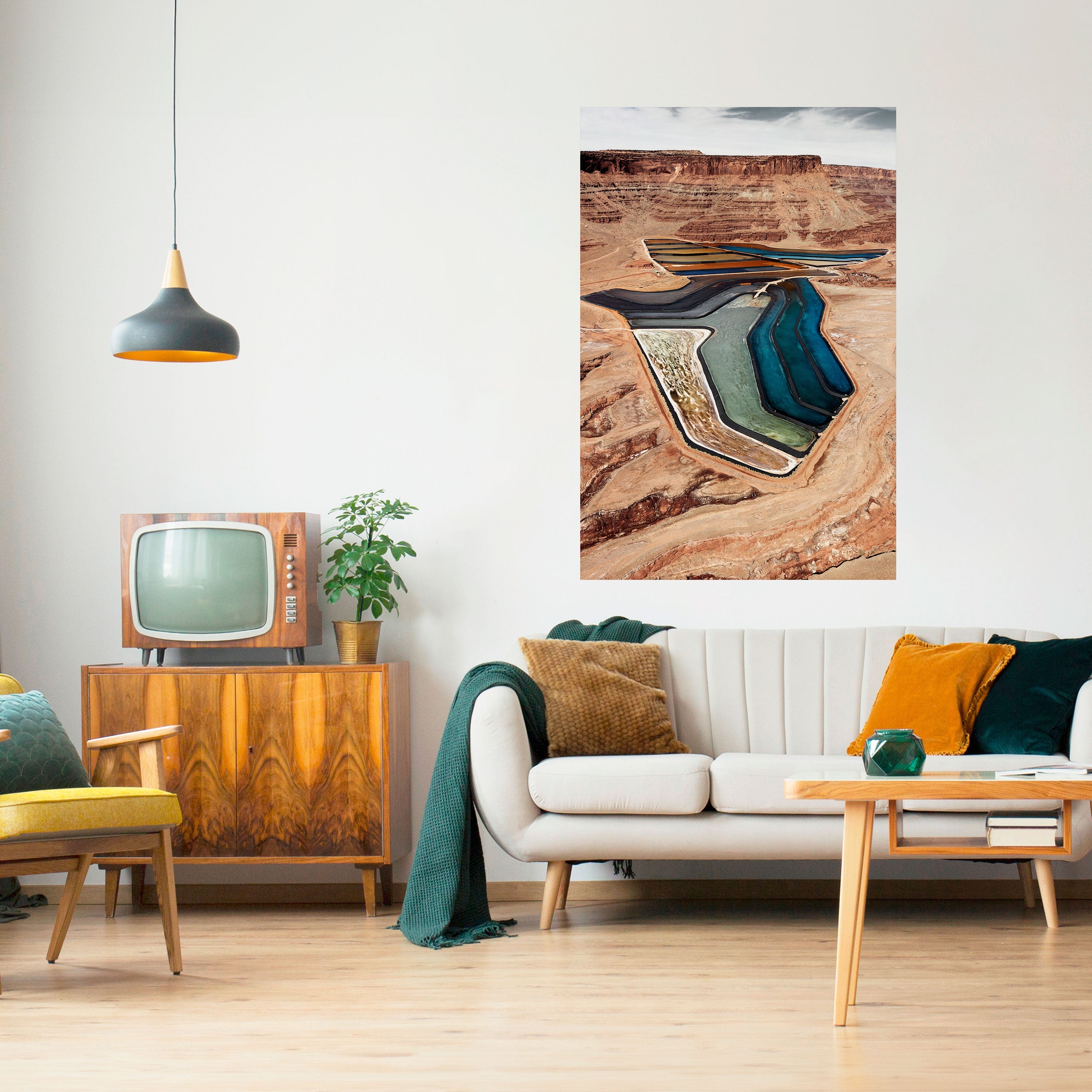 HARMONY IN LAYERS Poster Vertical Autocolante